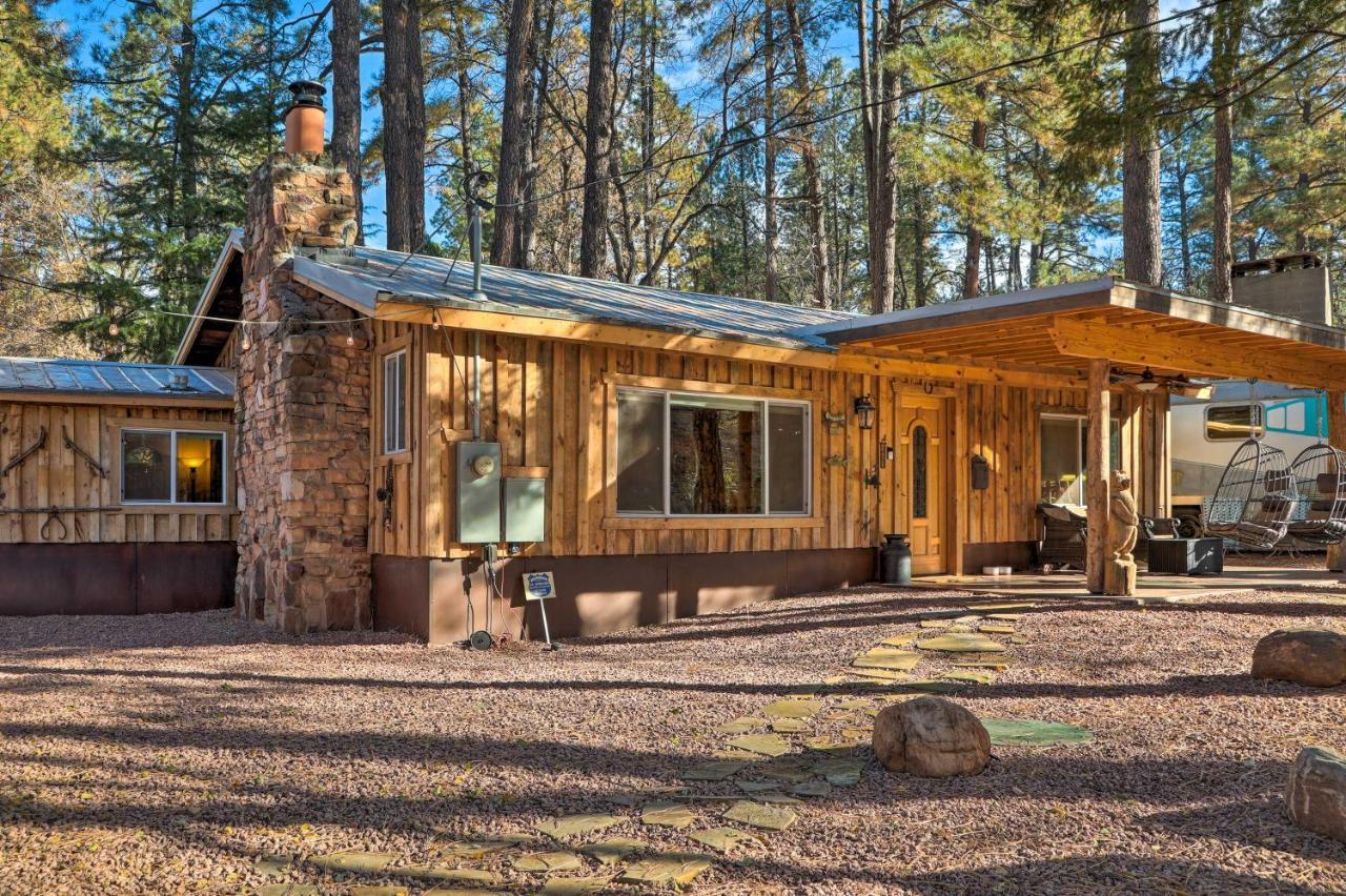 Cozy Cabin Retreat With Patio And Fenced Yard Payson Exterior photo